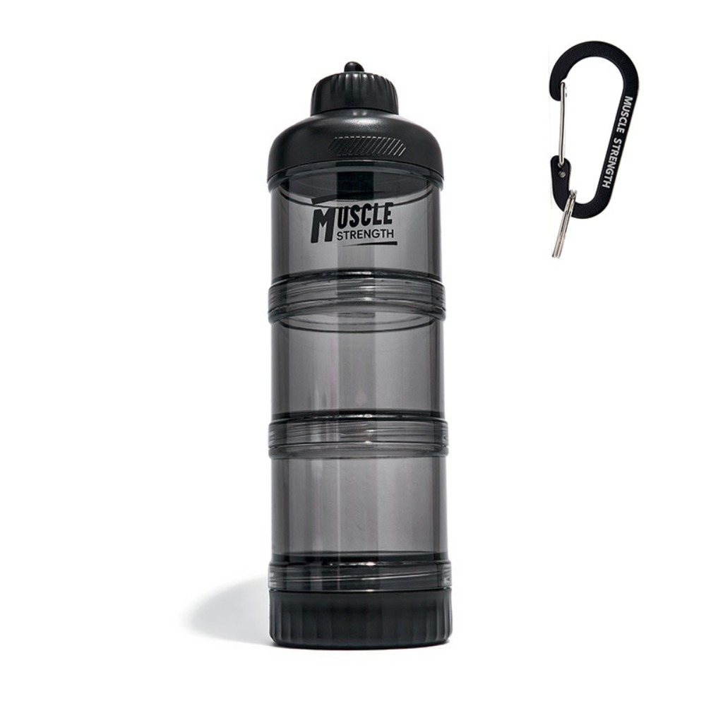 Protein Bar Box - 1/2/3 Layer Protein Powder Box Portable