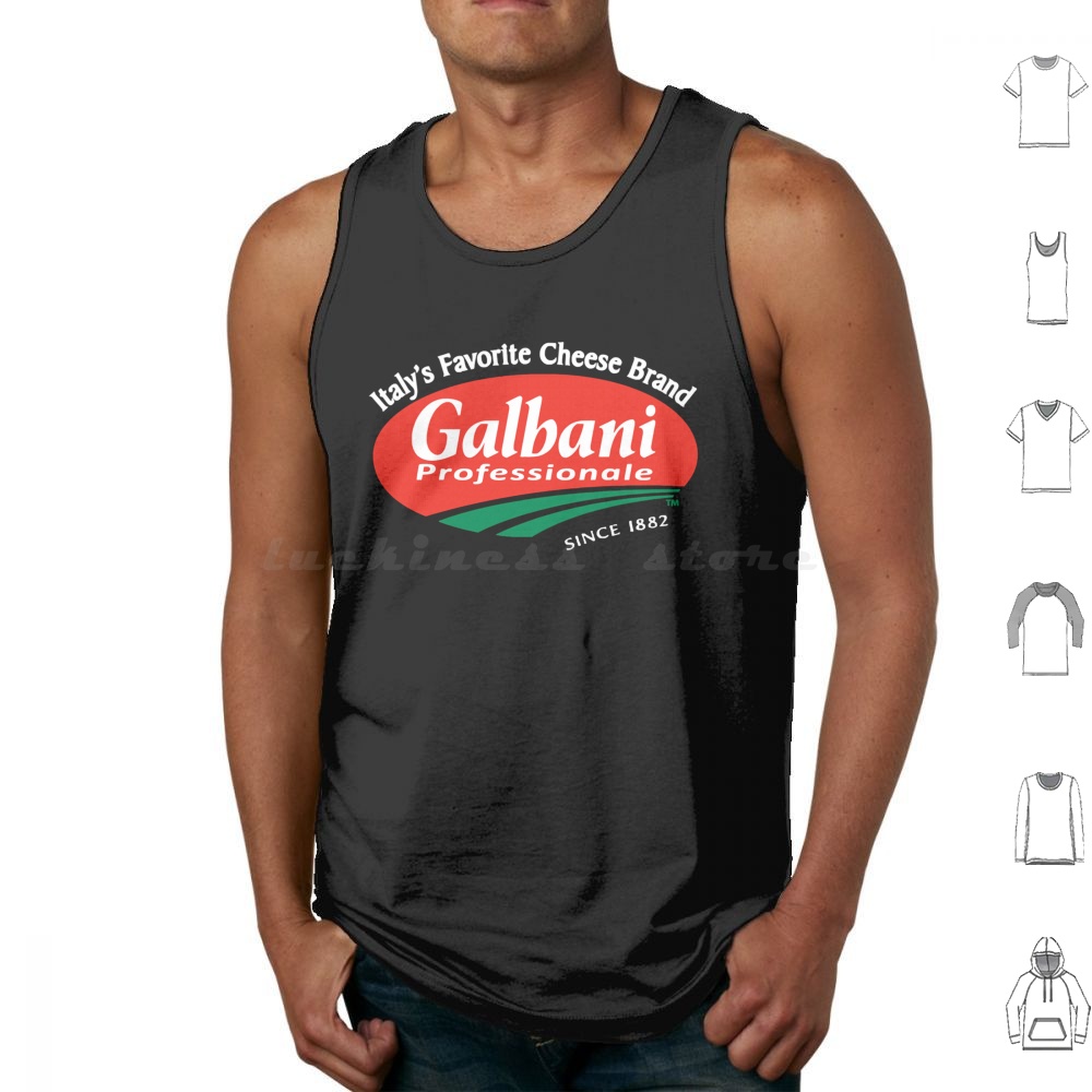 Food Snacks Logos - Official Galbani Original Logo Tank Tops