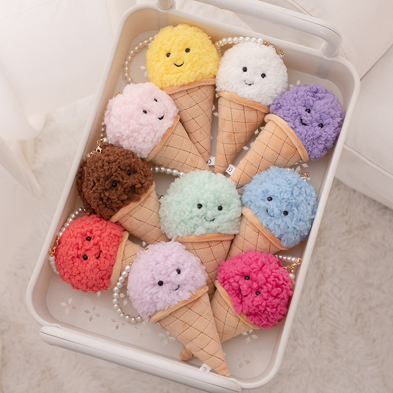 Food Snacks Wholesale - Cute Cartoon Ice cream Plush Toy