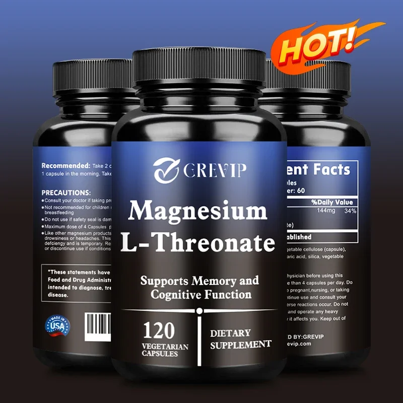 Food Zinc - Magnesium L-Threonate Supplement – Promotes Brain