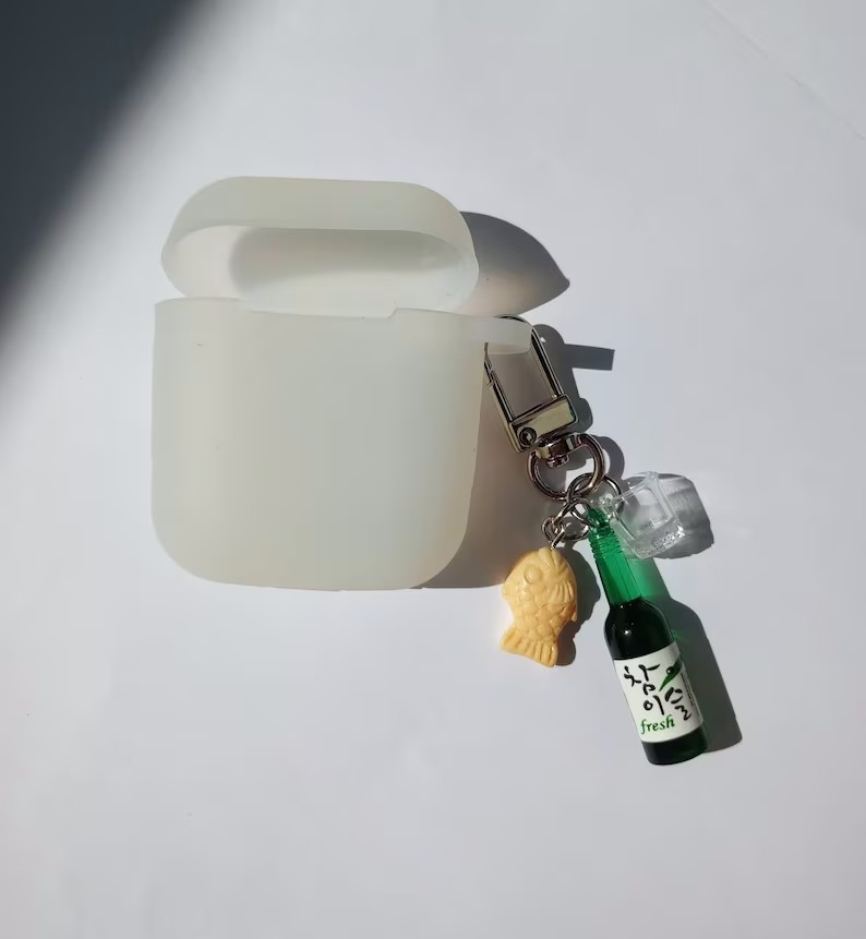 Food Zinc - street food keychain Soju bottle shot