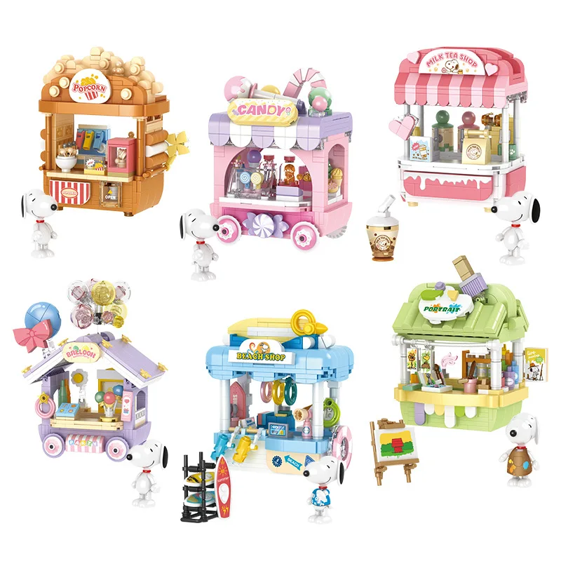 Spicy Food Snacks - Snoopy Store Building Blocks Street View