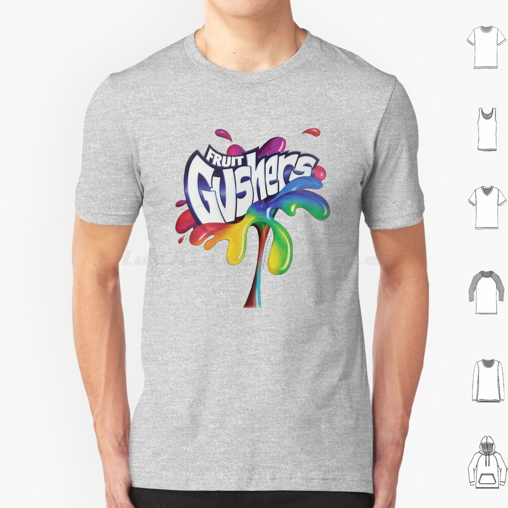 Food Snacks Logos - Fruit Gushers 90s Logo T Shirt