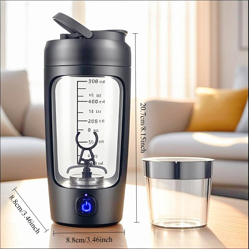 Protein Bar Box - 650ml Electric Protein Shaker Cup with