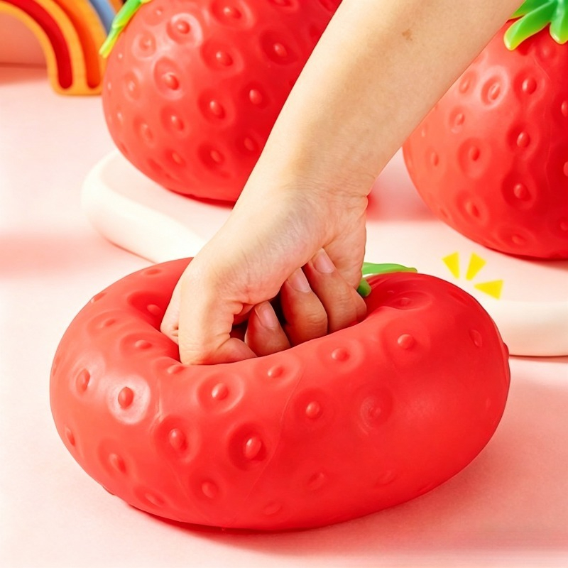 Spicy Food Snacks - 8cm/14cm Strawberry Soft Candy Toy Large