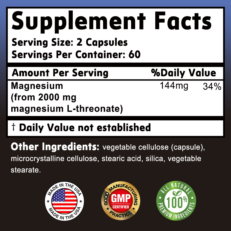 Magnesium L-Threonate Suppleme - đánh giá và giá Food Zinc