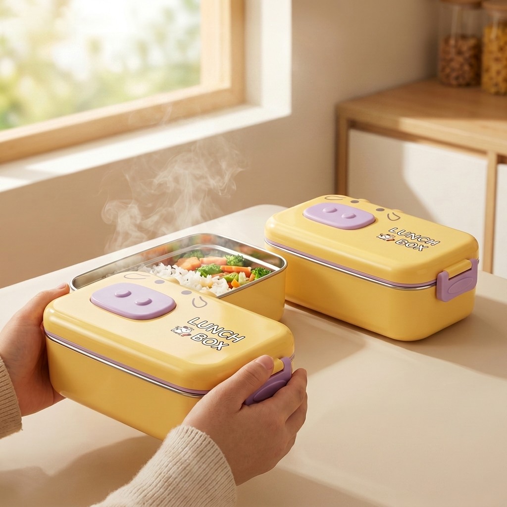 304 Stainless Steel Bento Box  - đánh giá và giá Food Snacks Wholesale
