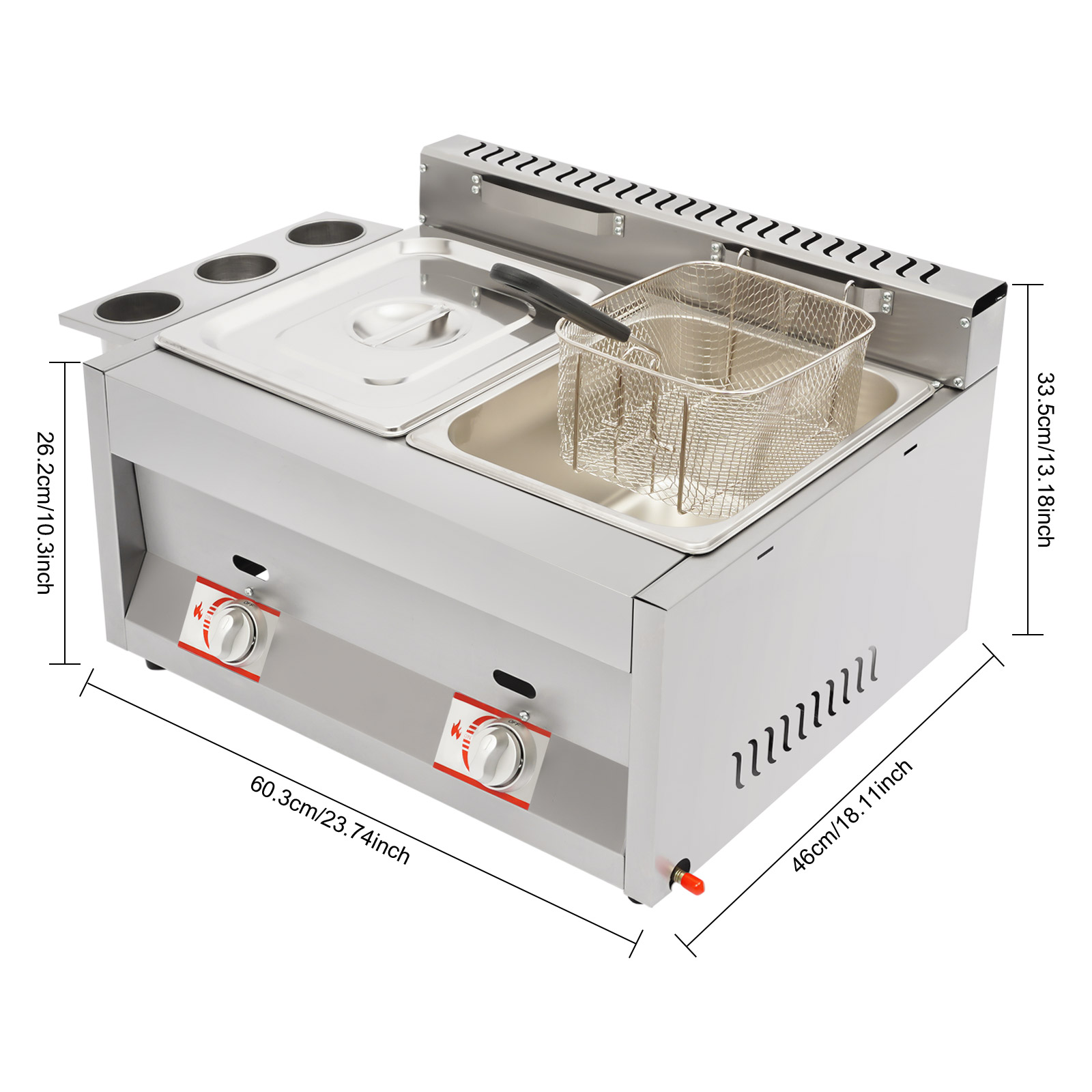 Commercial Deep Fryer 2-Tank 6 - đánh giá và giá Food Snacks Restaurant