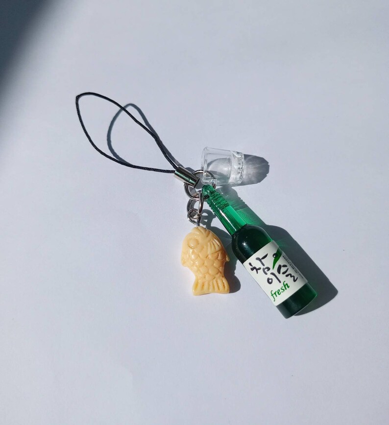 street food keychain Soju bott - đánh giá và giá Food Zinc
