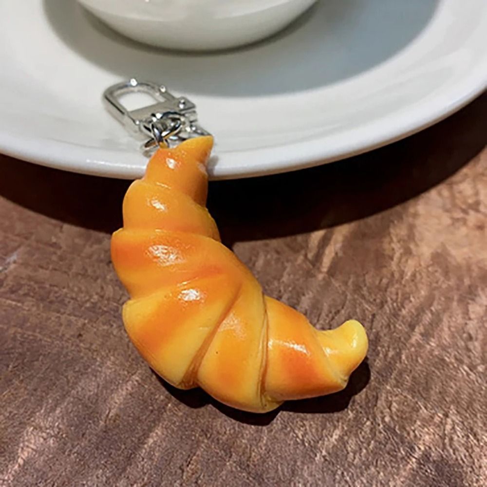 Funny Croissant Keychain Child - đánh giá và giá Food Zinc