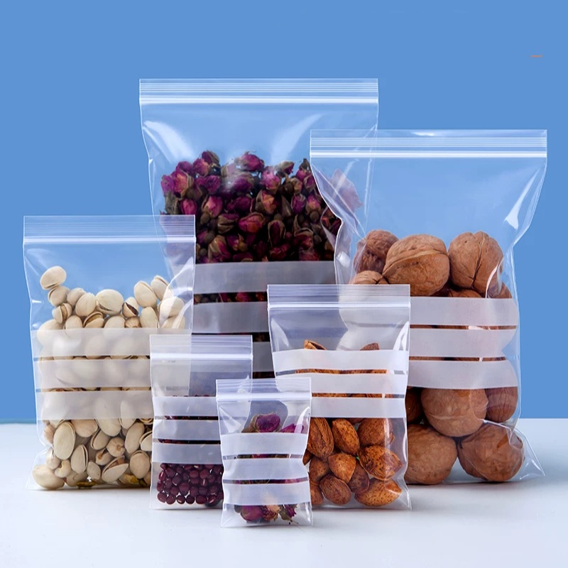 Bộ 100 PE Cao Cấp Nhựa Trong V - đánh giá và giá Food Snacks Logos