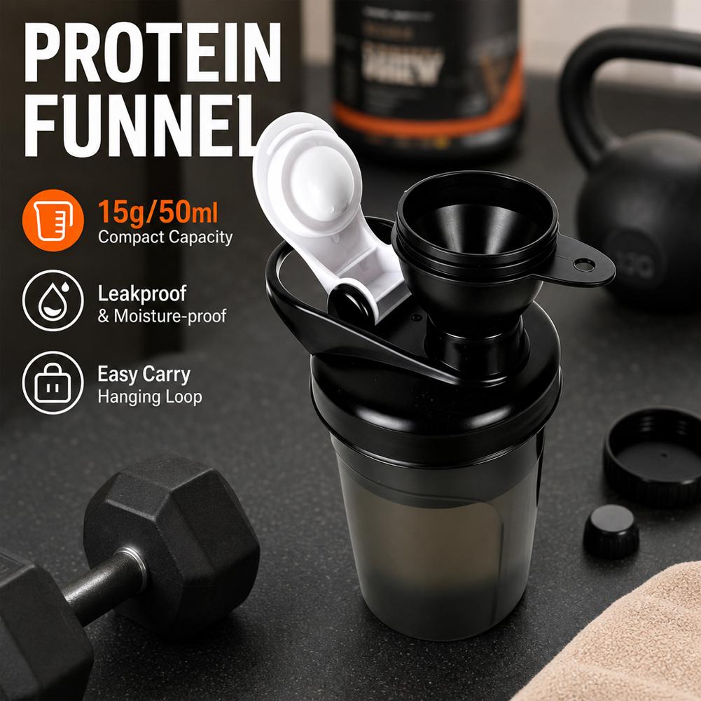 PP Plastic Protein Powder Funn - đánh giá và giá Protein Bar Box