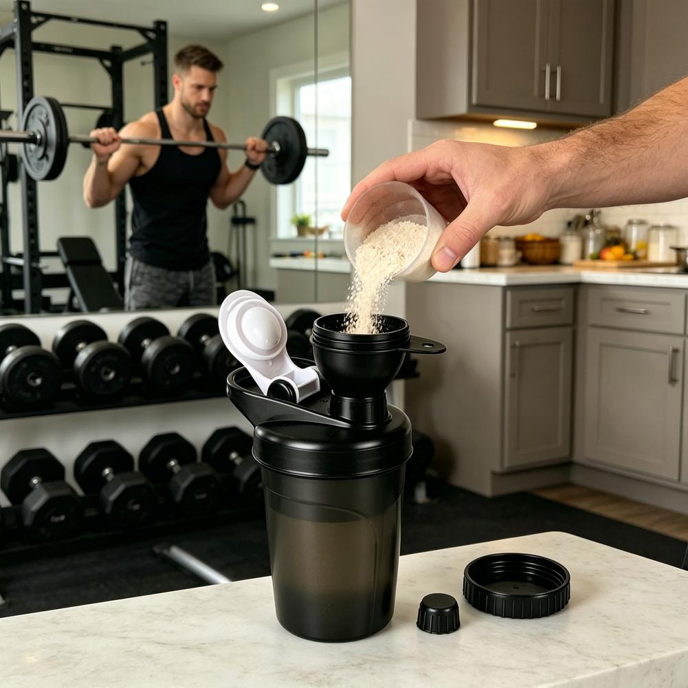 PP Plastic Protein Powder Funn - đánh giá và giá Protein Bar Box