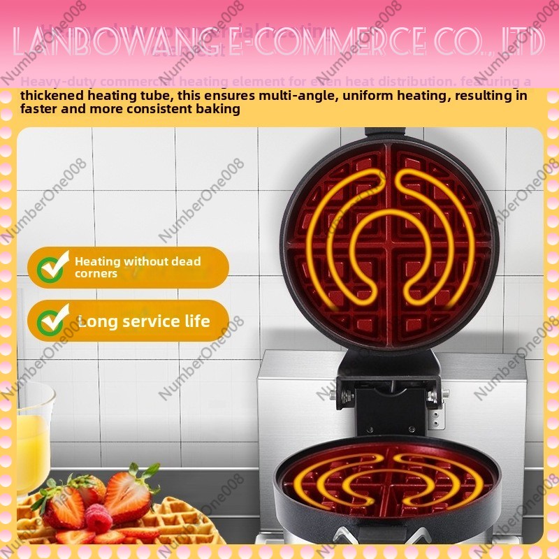 Rotating Waffle Maker Griddle  - đánh giá và giá Food Snacks Restaurant