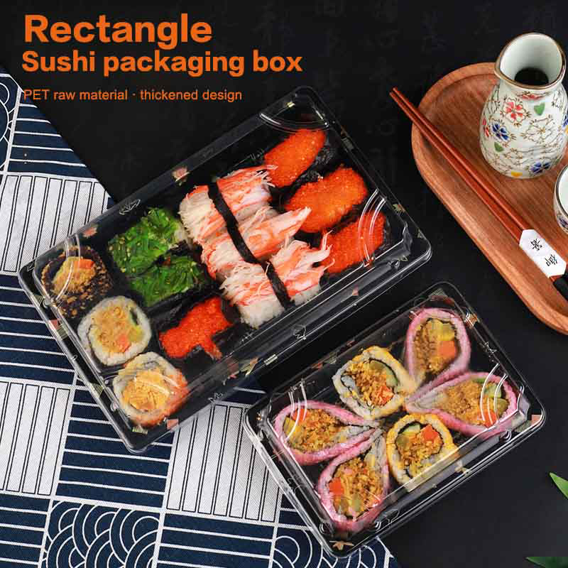 10Pcs Thickened Sushi Box With - đánh giá và giá Food Snacks Restaurant