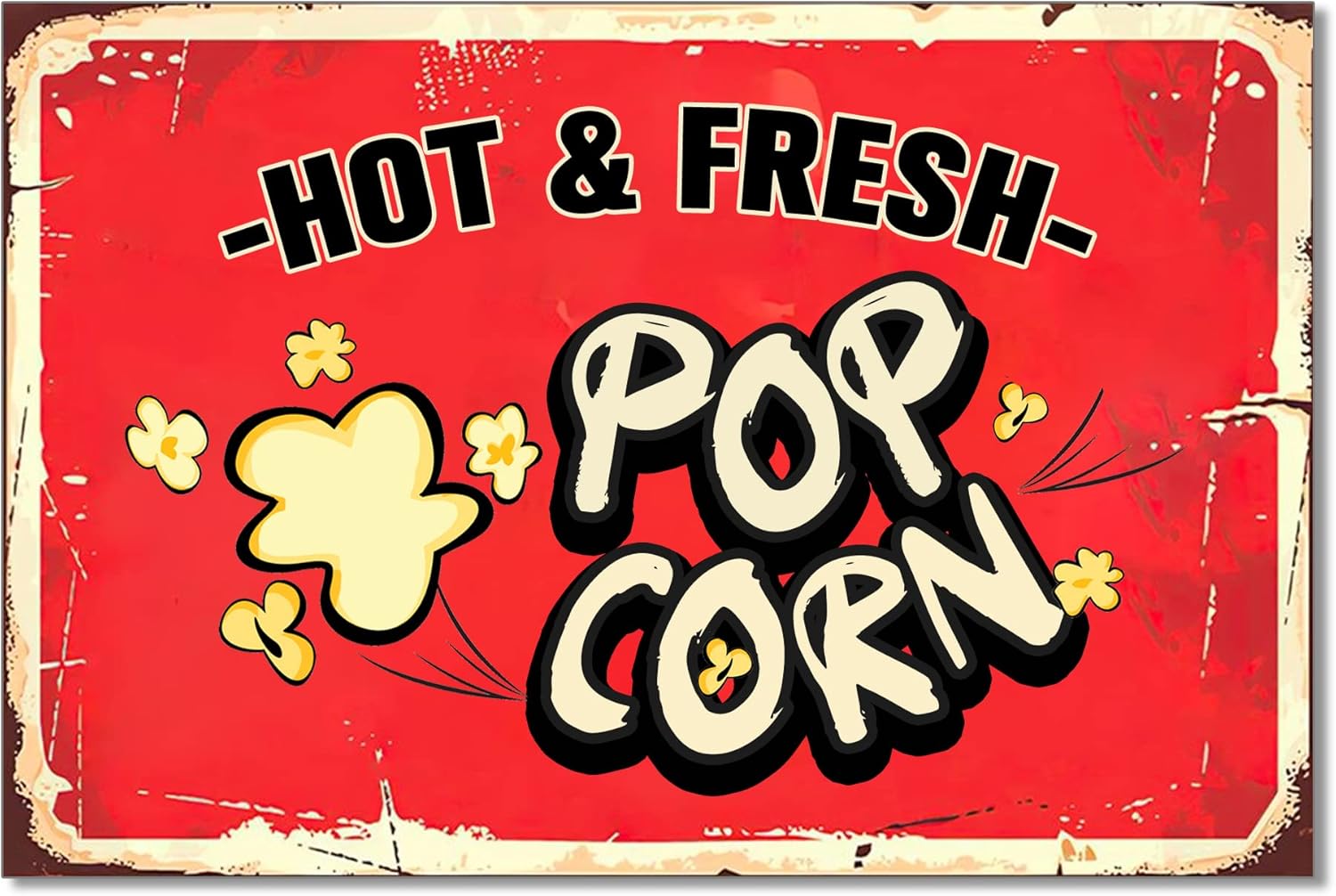 1p,Hot and Fresh Popcorn Metal - đánh giá và giá Food Snacks Restaurant