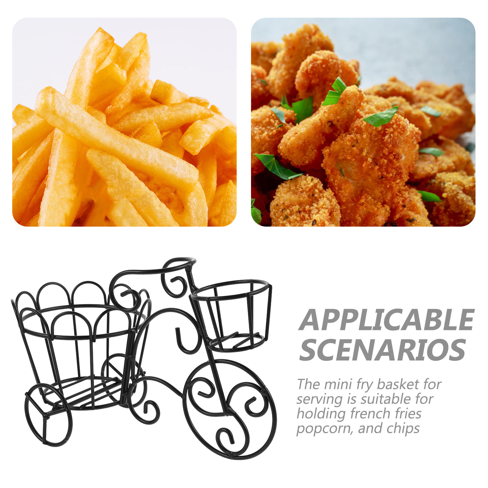 Creative Iron French Fries Bas - đánh giá và giá Food Snacks Restaurant
