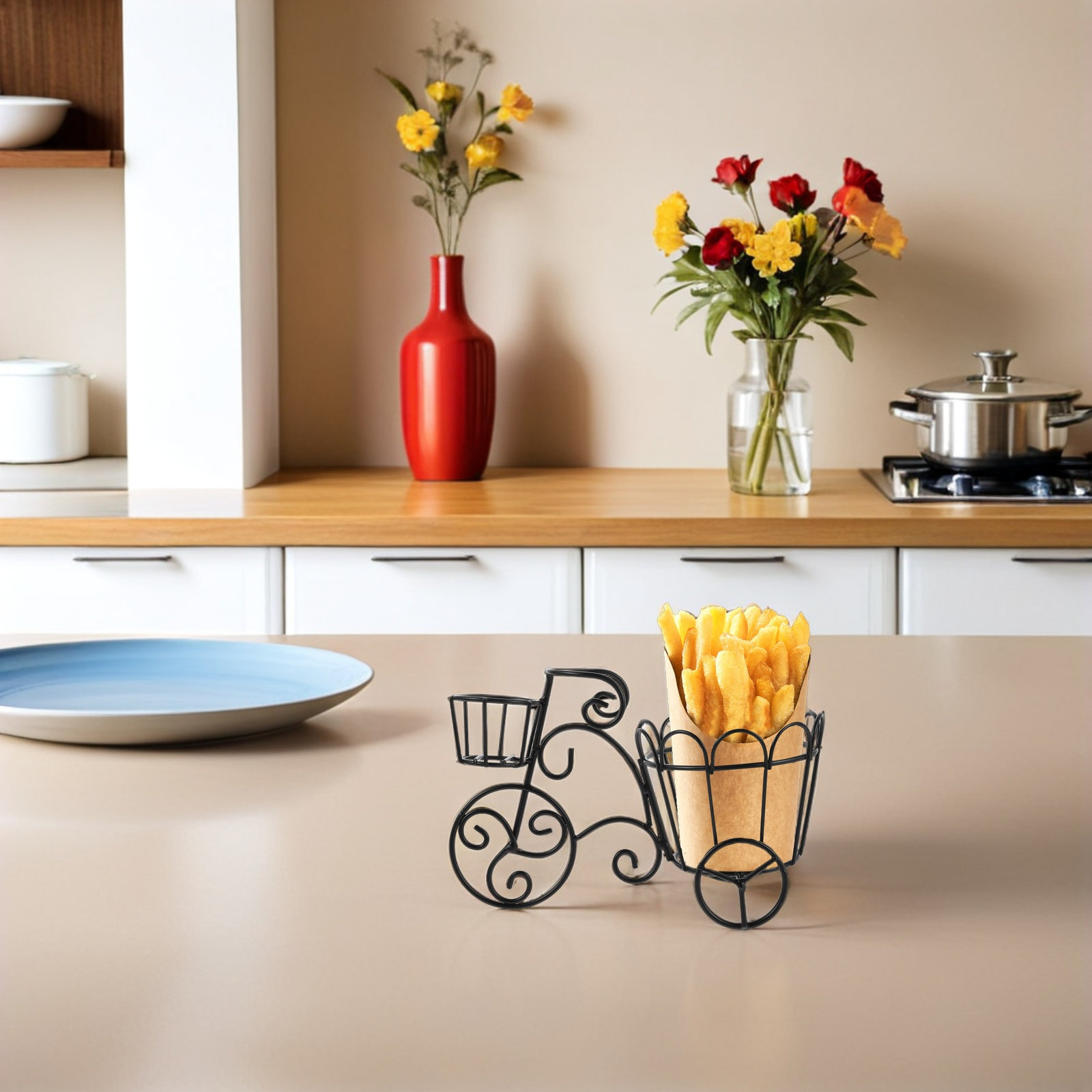 Creative Iron French Fries Bas - đánh giá và giá Food Snacks Restaurant