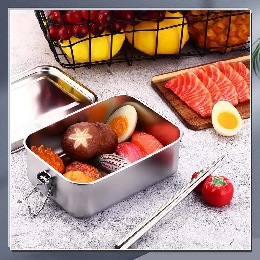 Stainless Steel Bento Box Meta - đánh giá và giá Food Snacks Wholesale